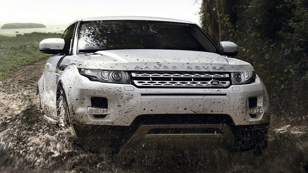 Белый Range Rover sport обои скачать