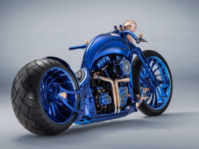 Harley davidson blue edition