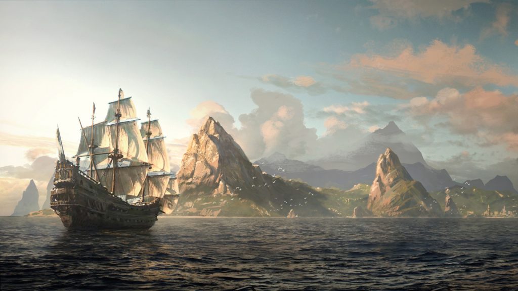Assassin's Creed IV: Black Flag, ассасин, пират, Эдвард Кенуэй обои скачать
