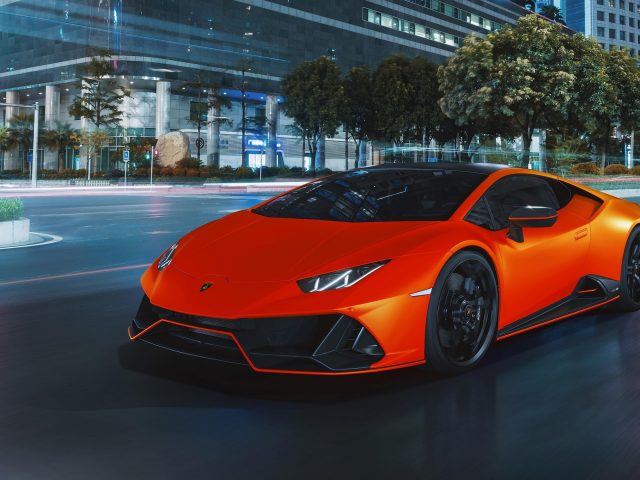 Lamborghini huracán evo fluo capsule 2021 4 автомобиля