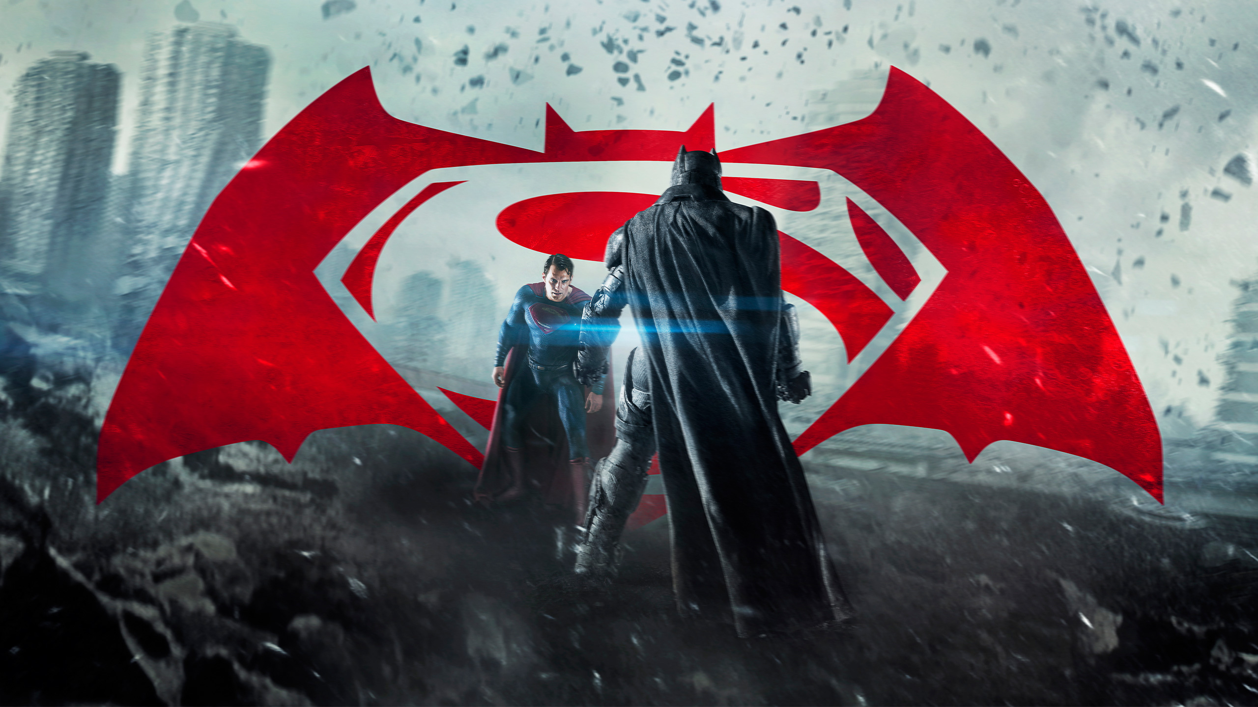 Бэтмен против супермена на заре справедливости. обои скачать