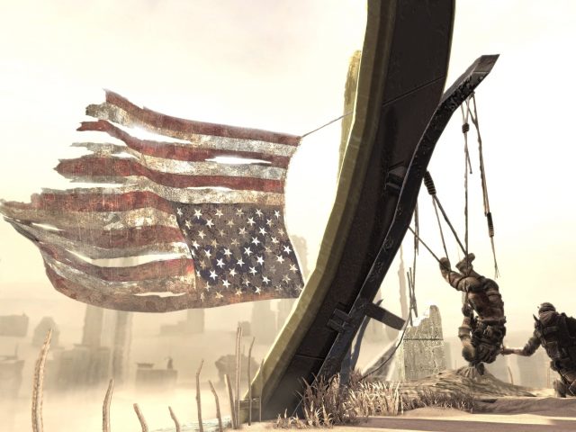 Spec Ops:The Line,  американский флаг