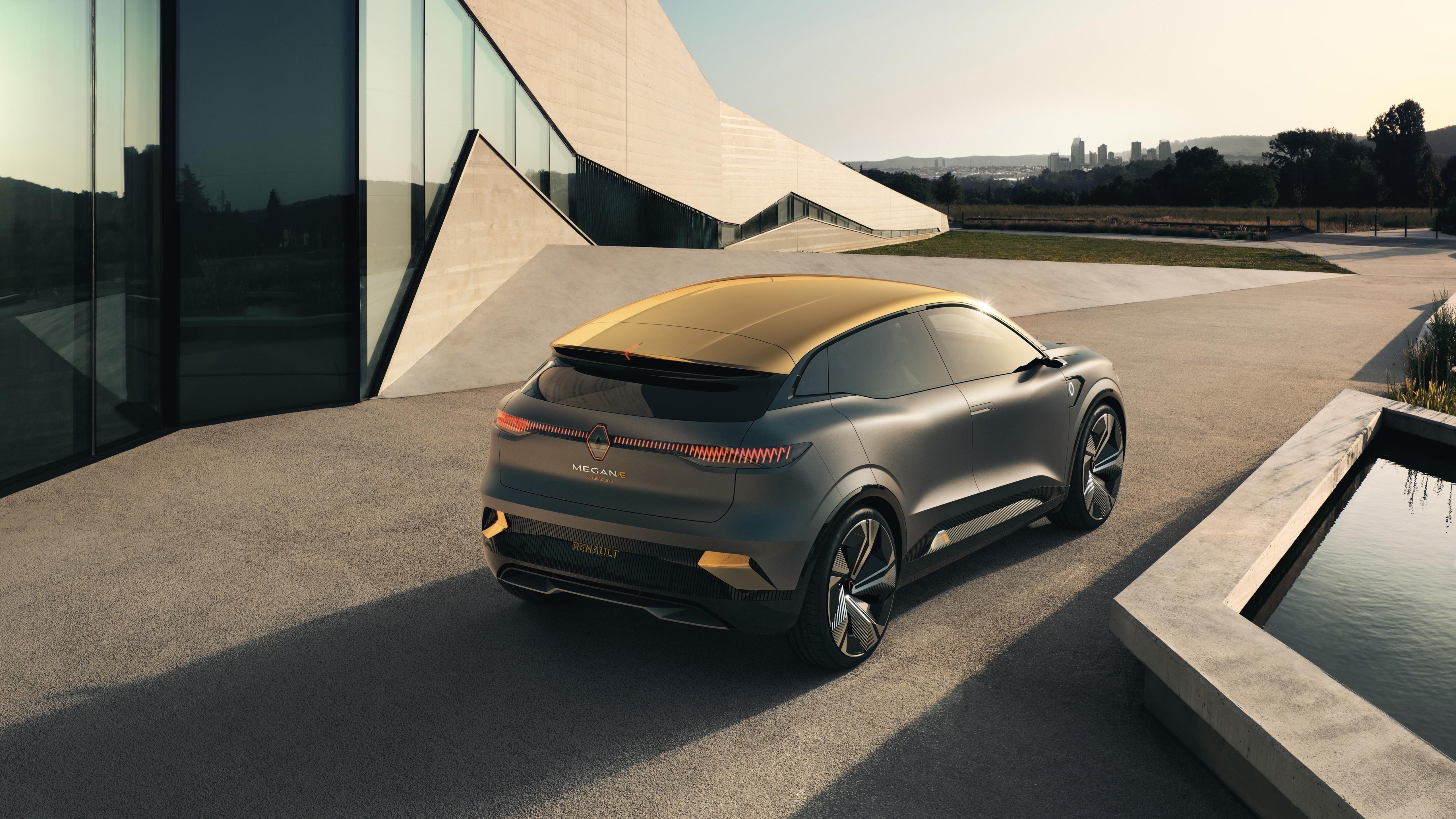 Renault megane vision 2020 2 автомобиля обои скачать
