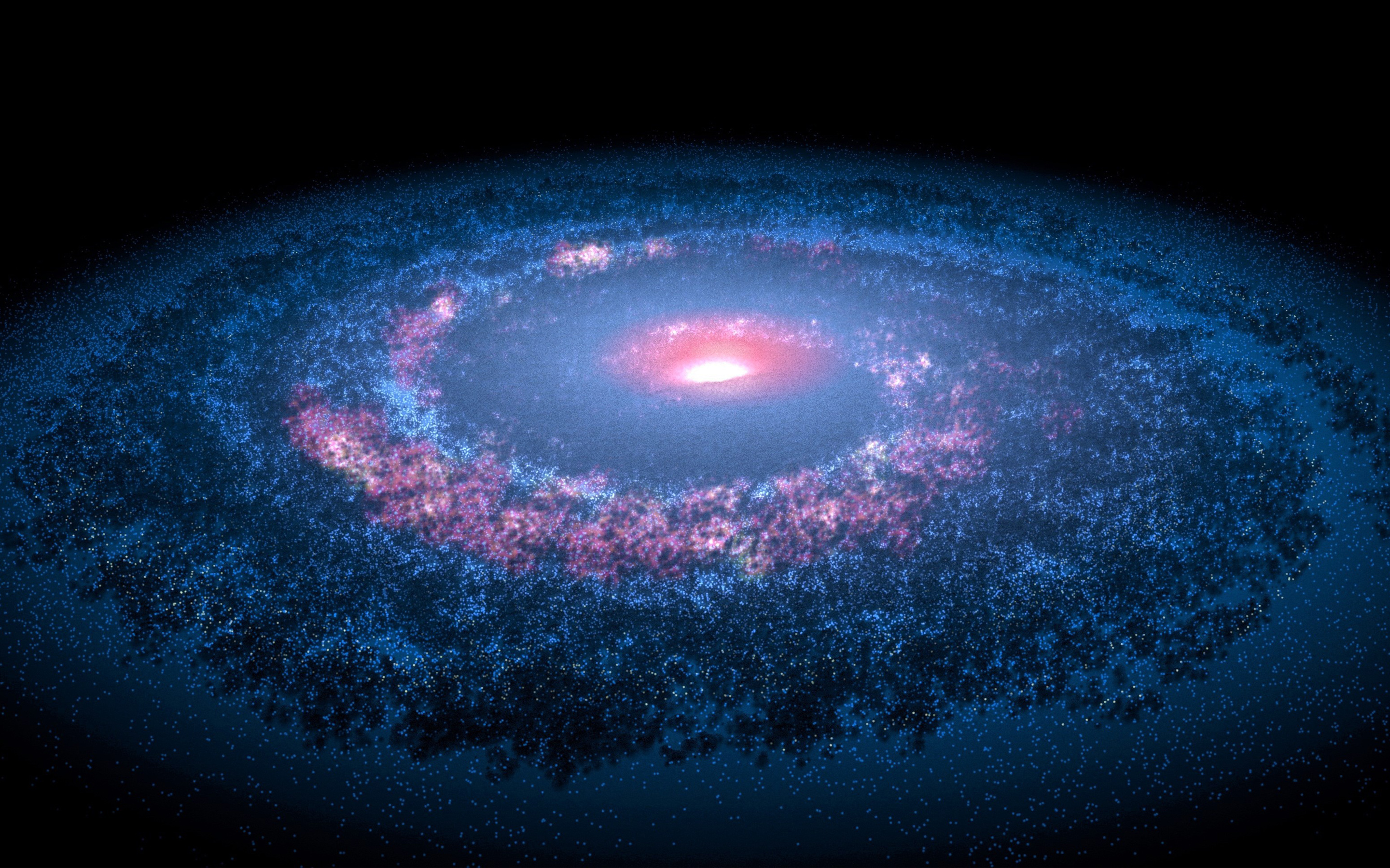 Телескоп спиральную галактику спитцер обои скачать