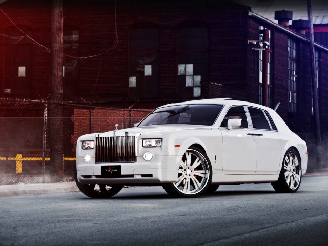 Rolls Royce,  Phantom,  white,  Роллс Ройс