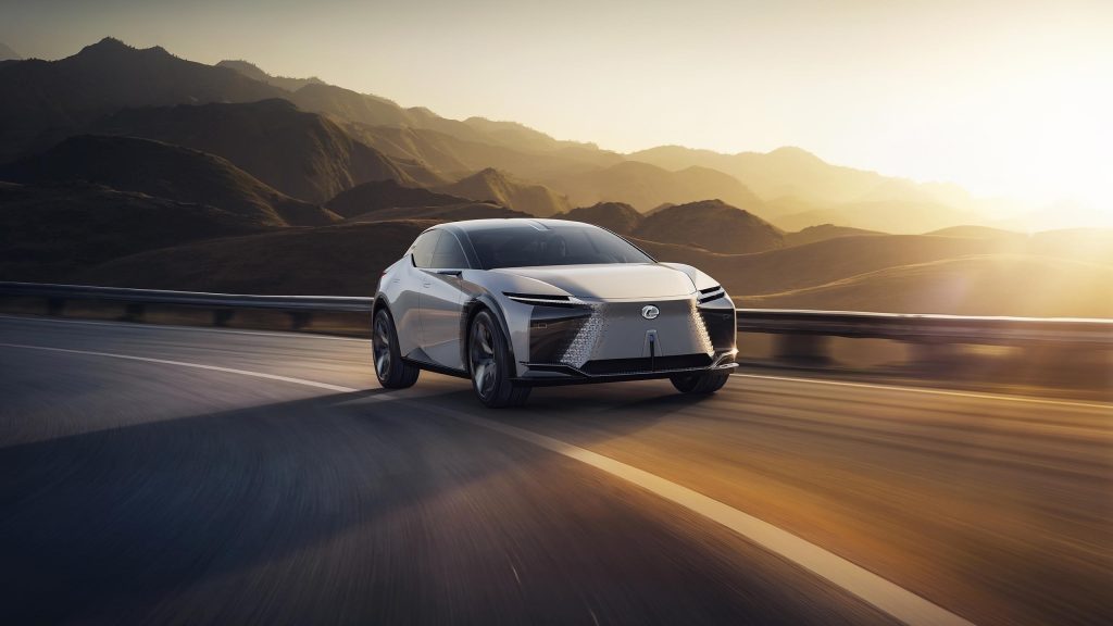 Lexus lf z электрифицирован 2021 2 автомобиля обои скачать