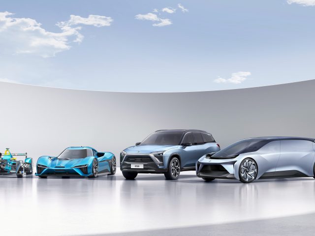 Nextev nio electric cars.