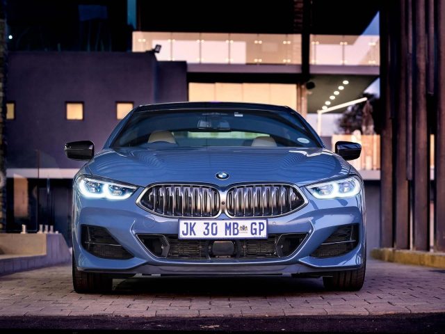 Синий bmw m850i xdrive gran coupe 2020 автомобили