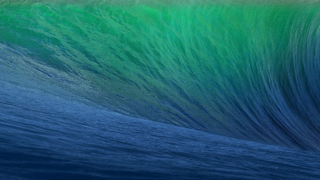 Волны складе для OS X маверикс. обои скачать
