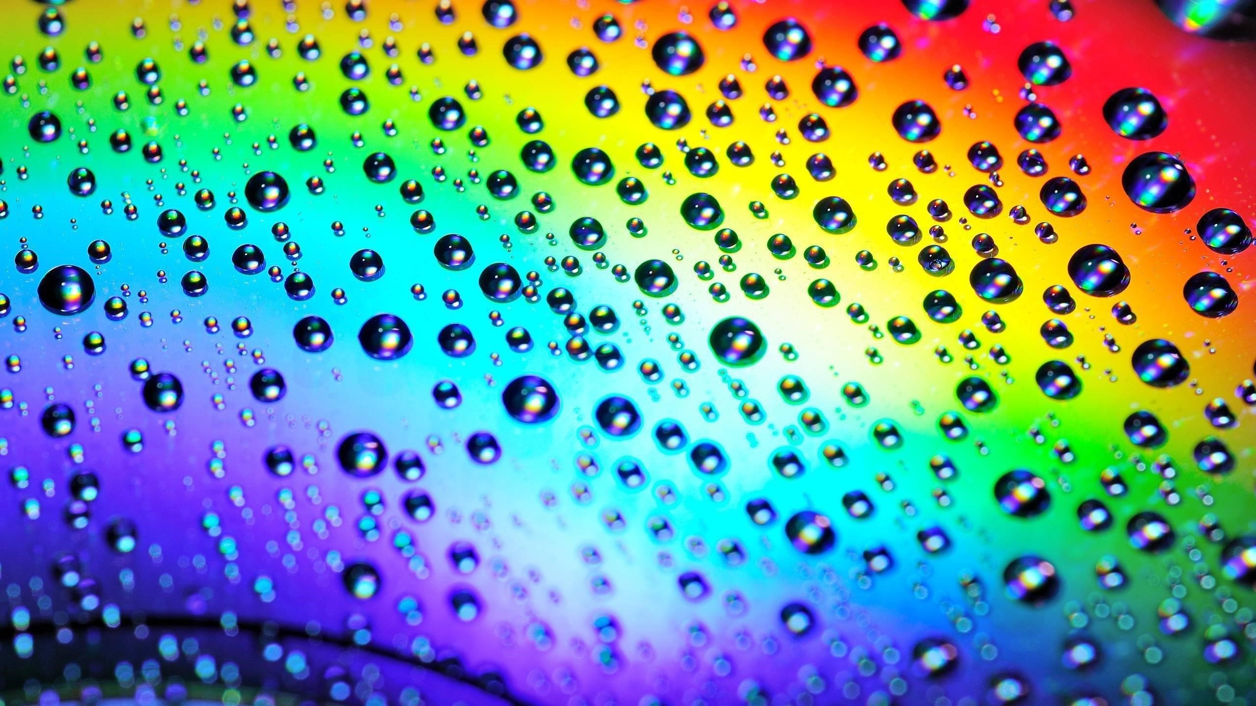 Пузыри радужного цвета абстракция обои скачать