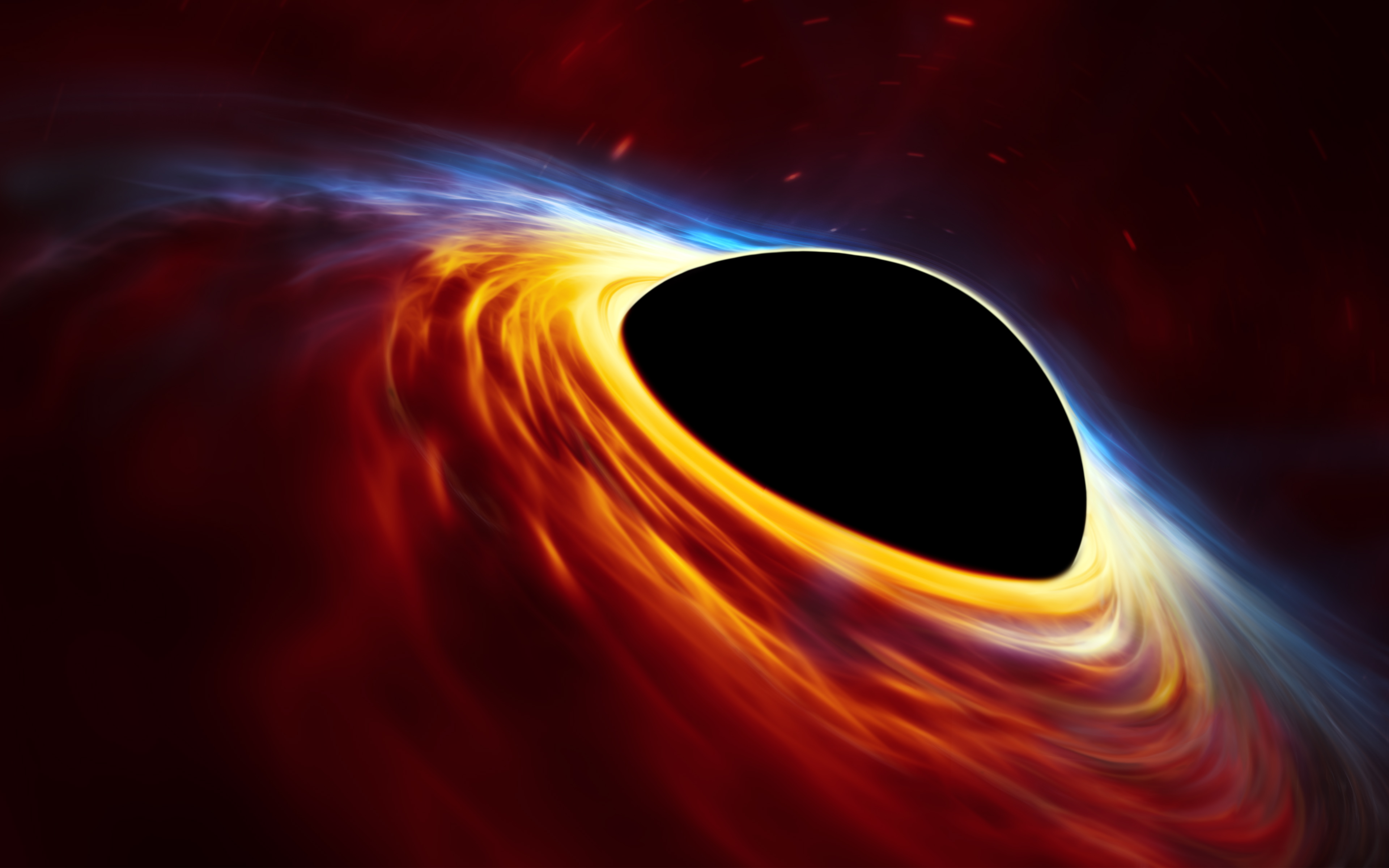 Сверхмассивная черная дыра. обои скачать