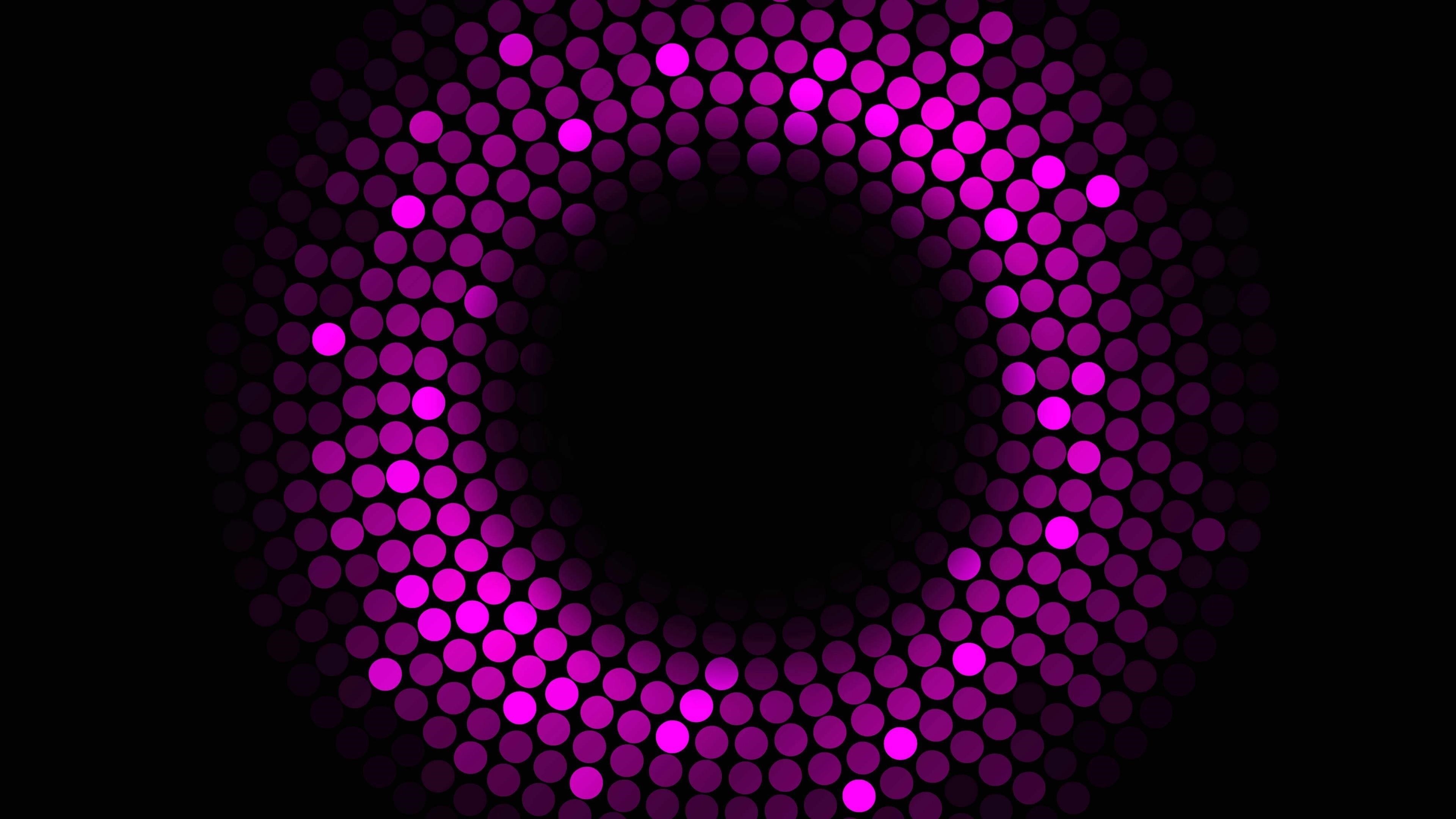 Фиолетовые круги фиолетовый черный абстрактный обои скачать
