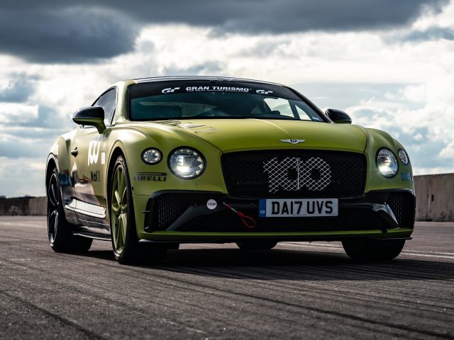 Зеленые автомобили bentley continental gt pikes peak