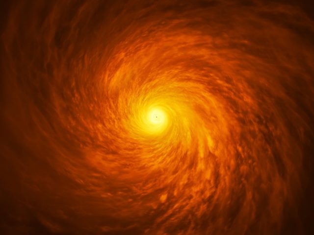Сверхмассивной черной дыры спиральной галактики