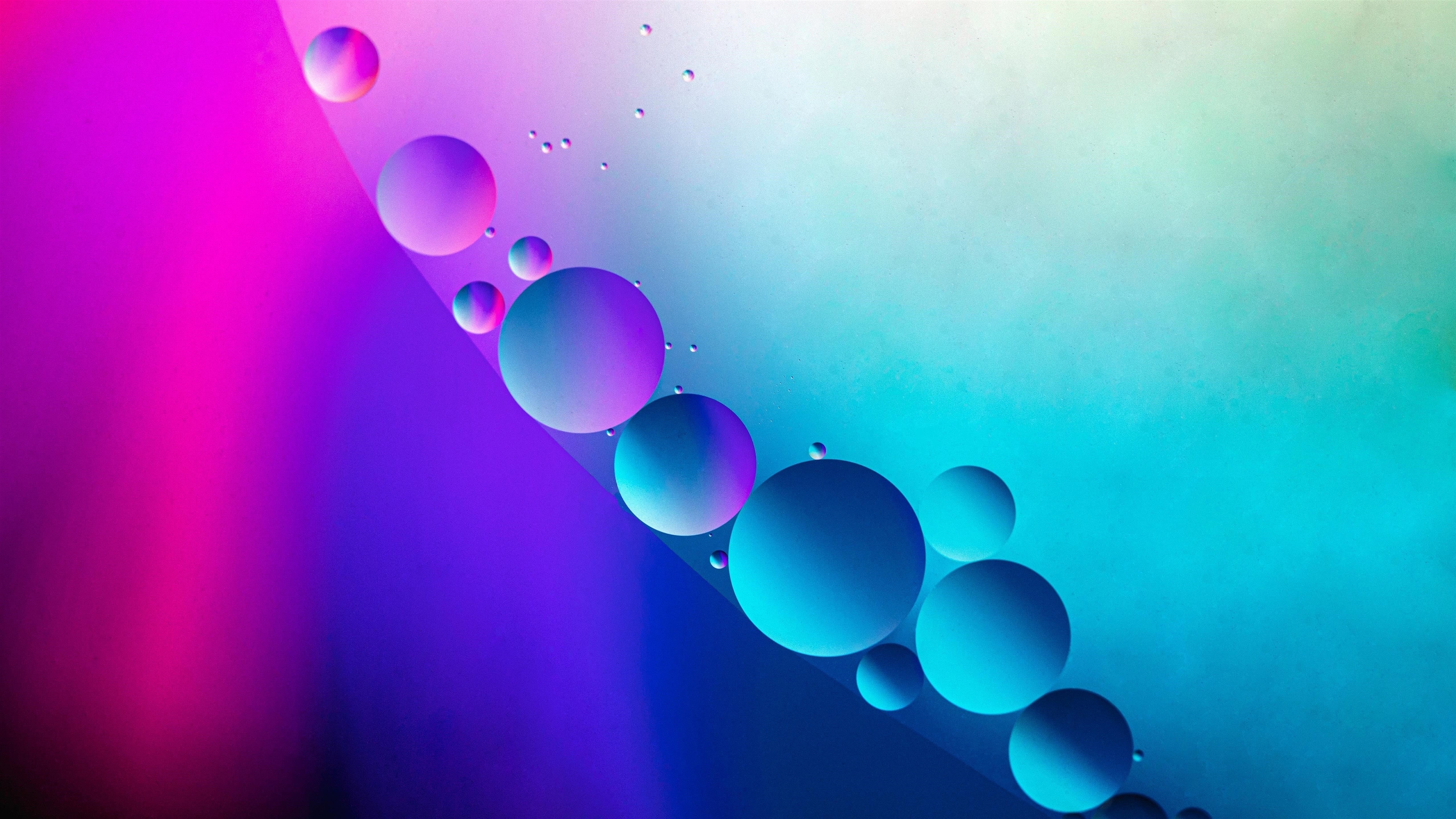 Пузыри вода градиент круги фиолетовый абстрактный обои скачать