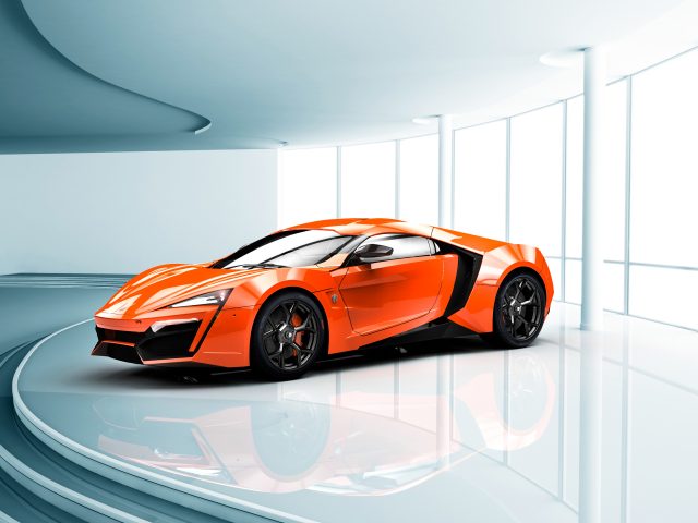 Модель lykan hypersport-автомобиль 5к