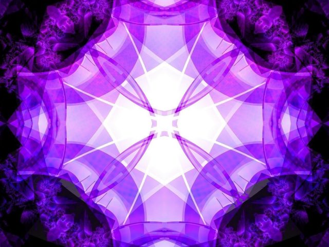 Темно-фиолетовый фрактальный абстрактный паттерн абстракции