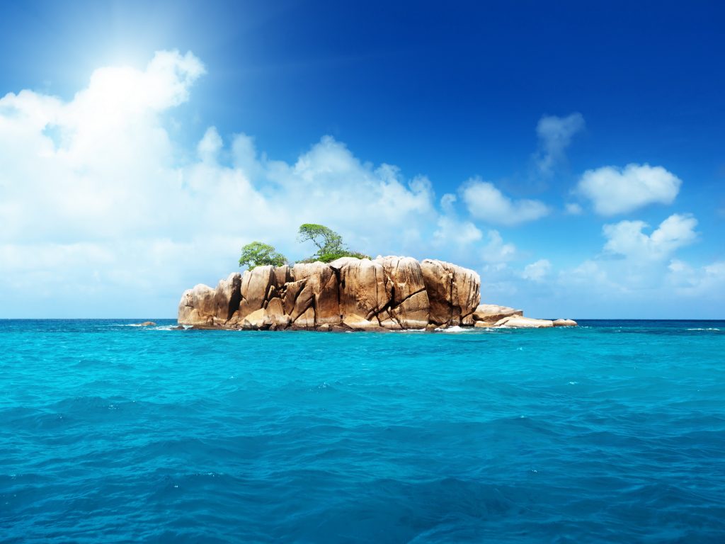 Остров, океан, природа обои скачать