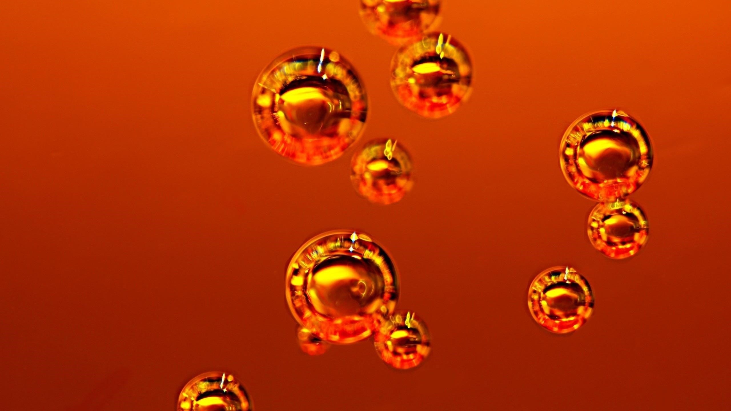 3d шары оранжевый металлик абстракция обои скачать