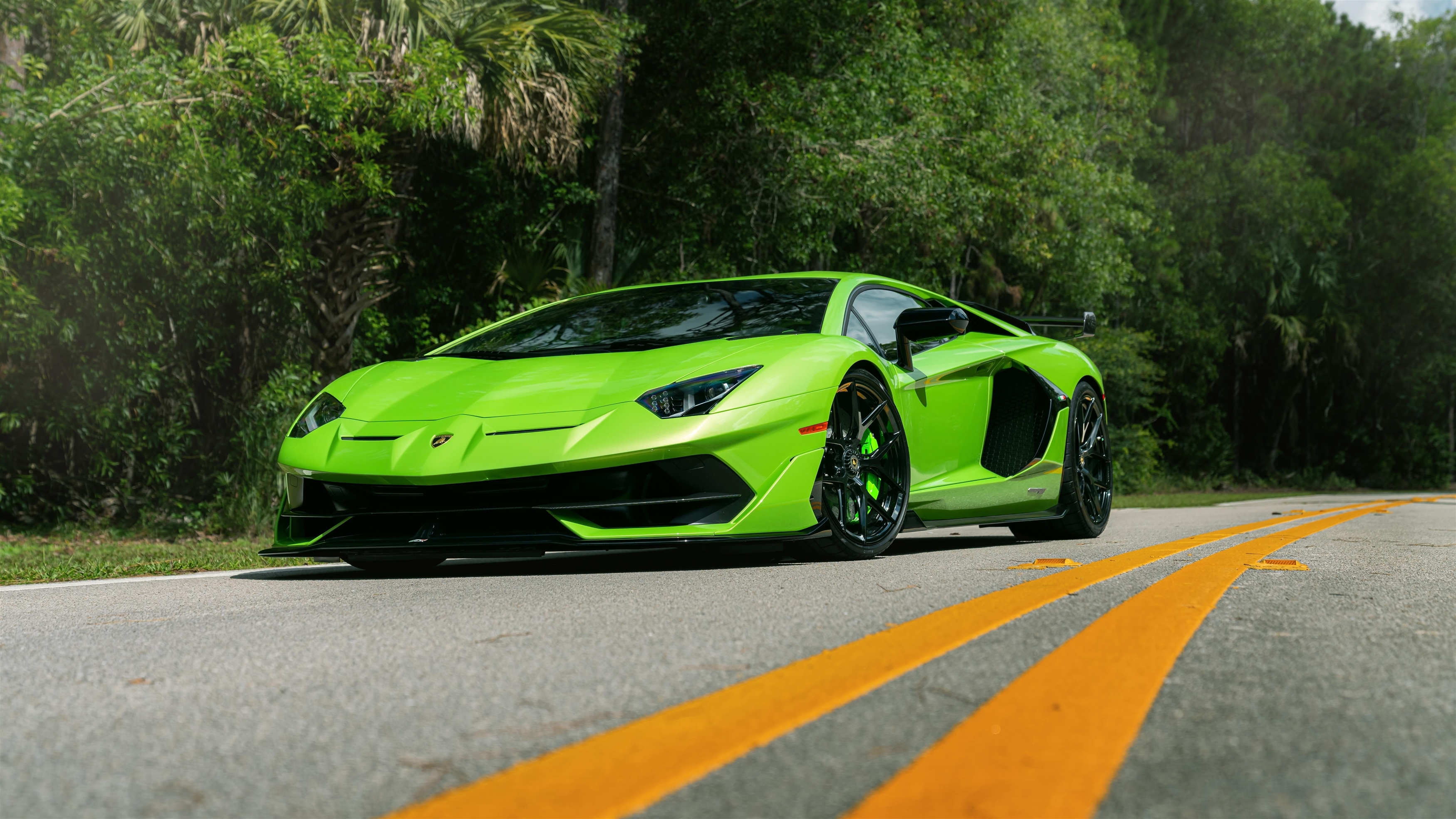 Lamborghini Aventador SV Green