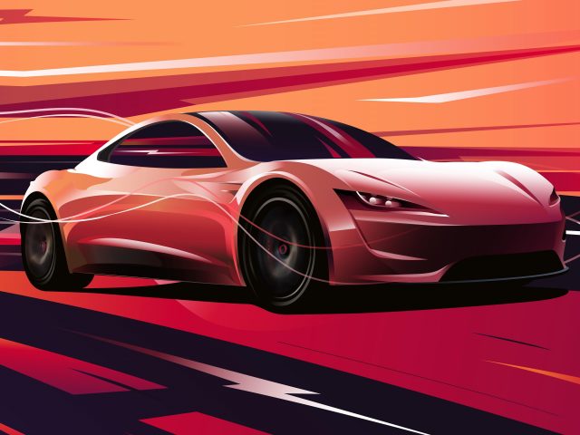 Tesla roadster 2020