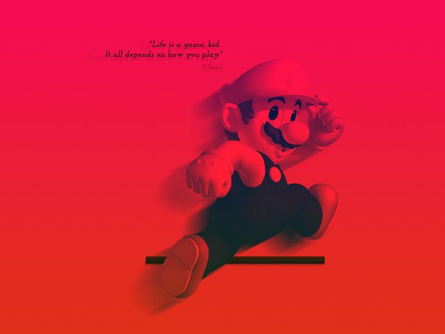 Жизнь-это игра Марио